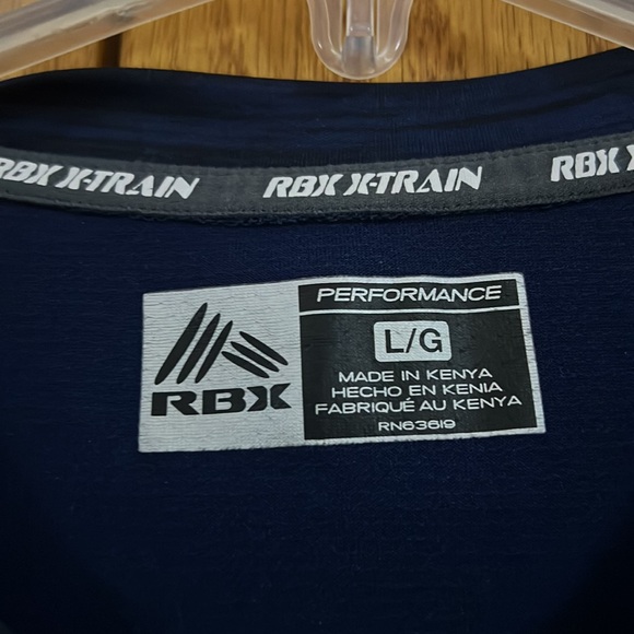 RBX Men’s Workout Performance Shirt, size L - Picture 2 of 3